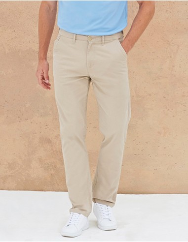 H-H650-Mens Stretch Chino with Flex Waistband